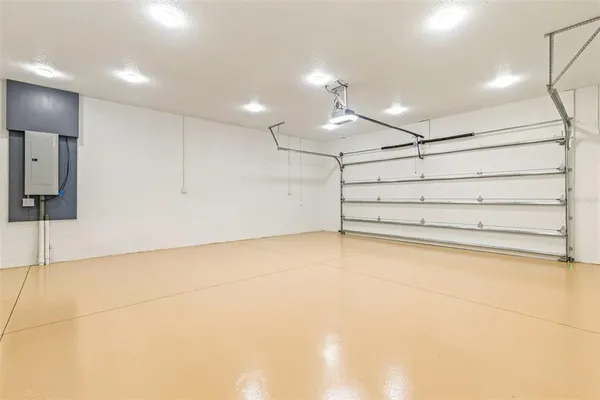 a view of a room with an empty space
