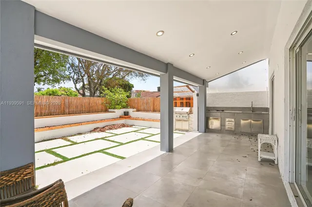 a front view of a house with swimming pool