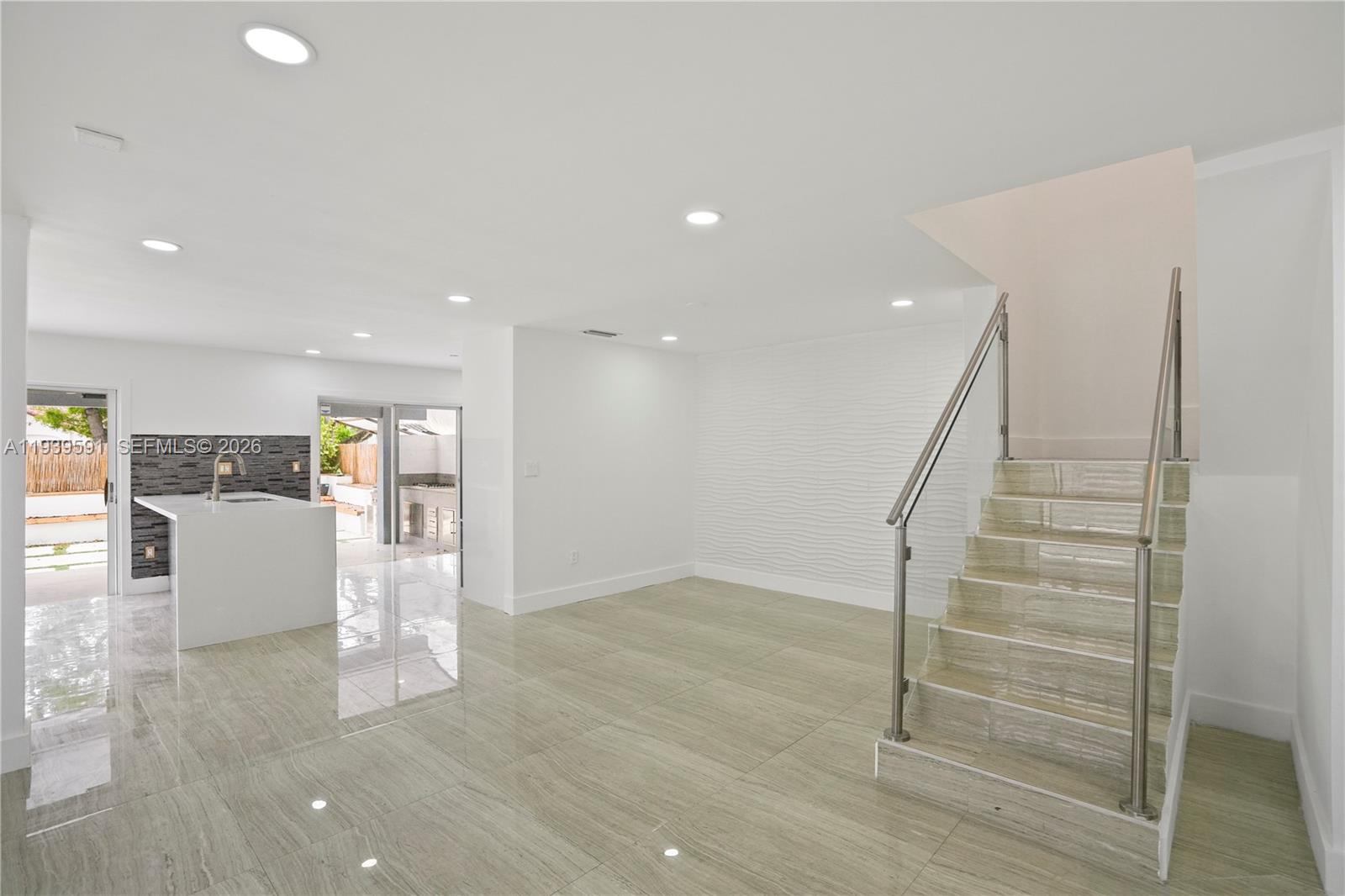 12894 Southwest 60th Terrace Miami, FL 33183 - Photo 5 of 66 a view of kitchen with furniture and wooden floor