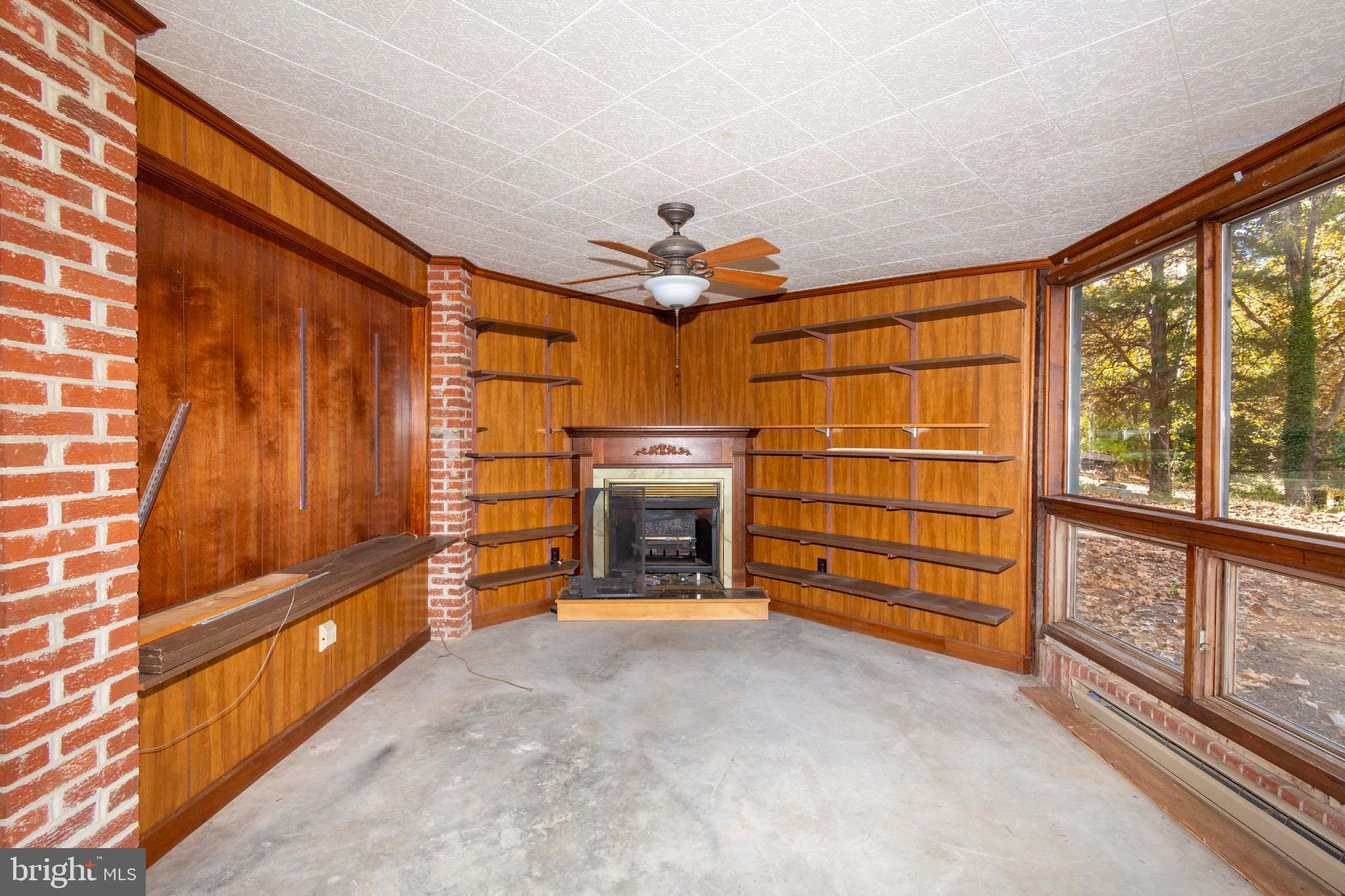 1571 Mitchell Point Road Mineral, VA 23117 - Photo 40 of 47 Basement bedroom/office with propane fire place