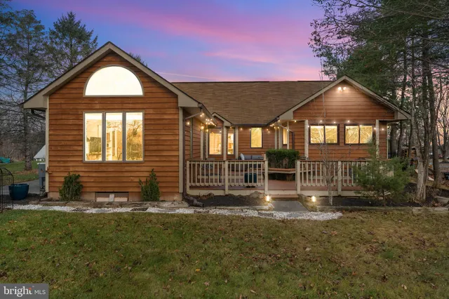 a backyard of a house