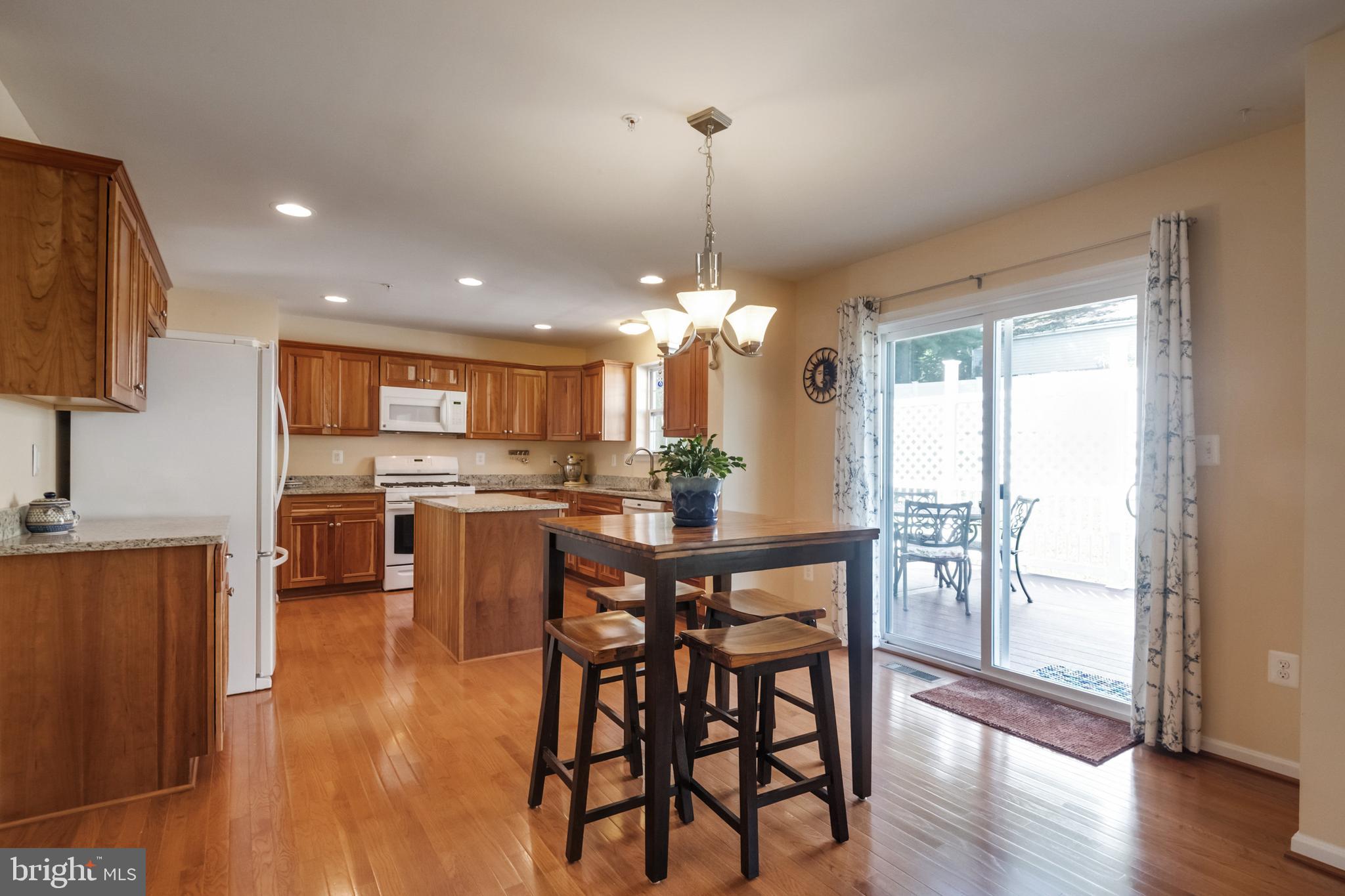 6016 Hanover Road Elkridge, MD 21075 - Photo 10 of 45 Eat-in Kitchen - Slider Opens to Deck