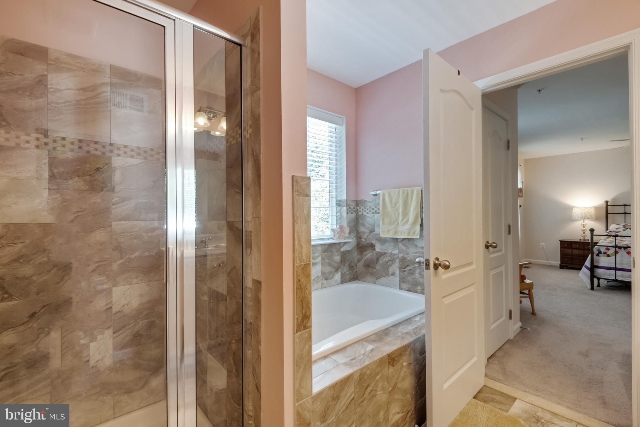 6016 Hanover Road Elkridge, MD 21075 - Photo 22 of 45 Luxurious Bath w/Soaking Tub & Separate Shower