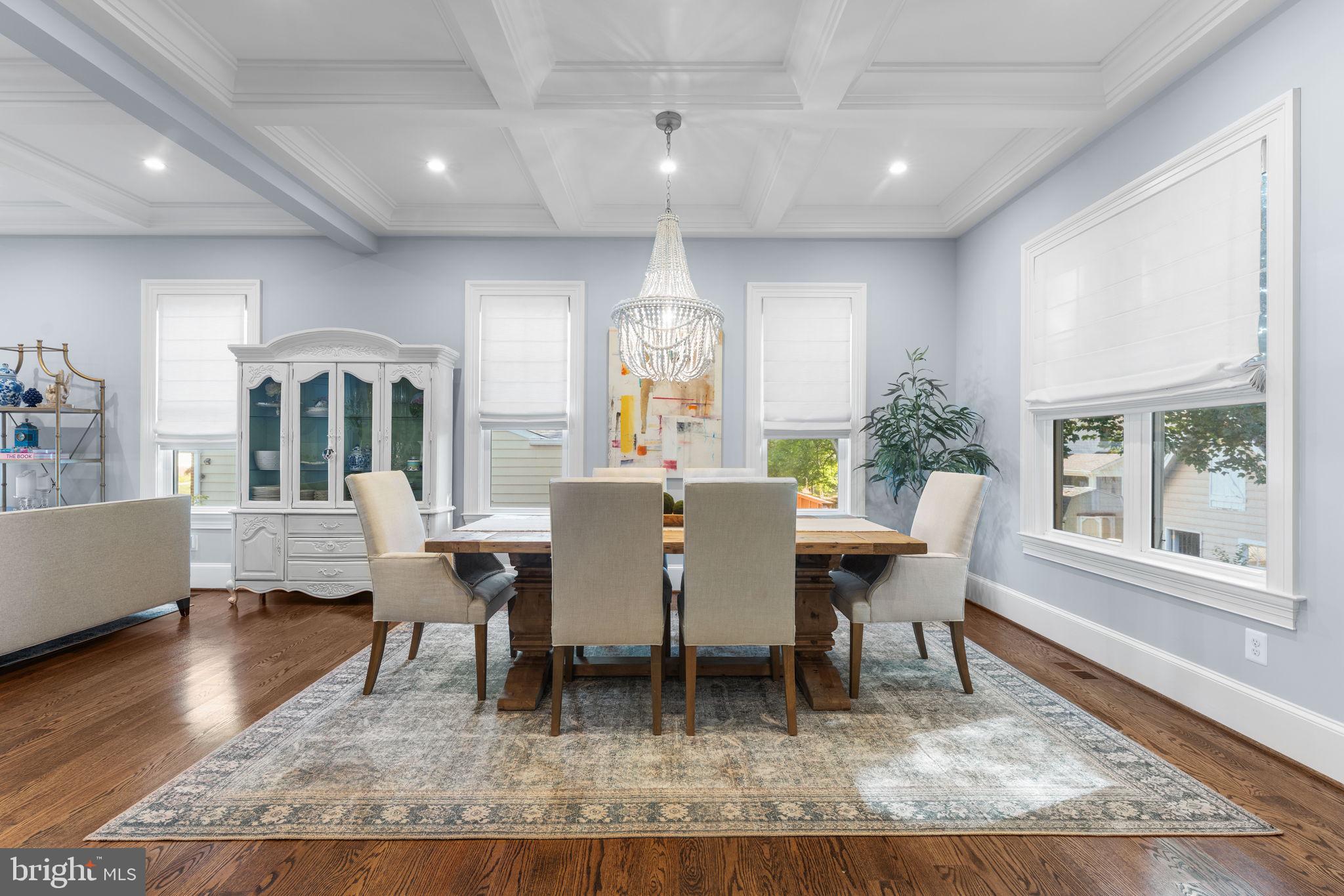 106 Tapawingo Road Southwest Vienna, VA 22180 - Photo 14 of 91 a view of a dining room with furniture window and wooden floor