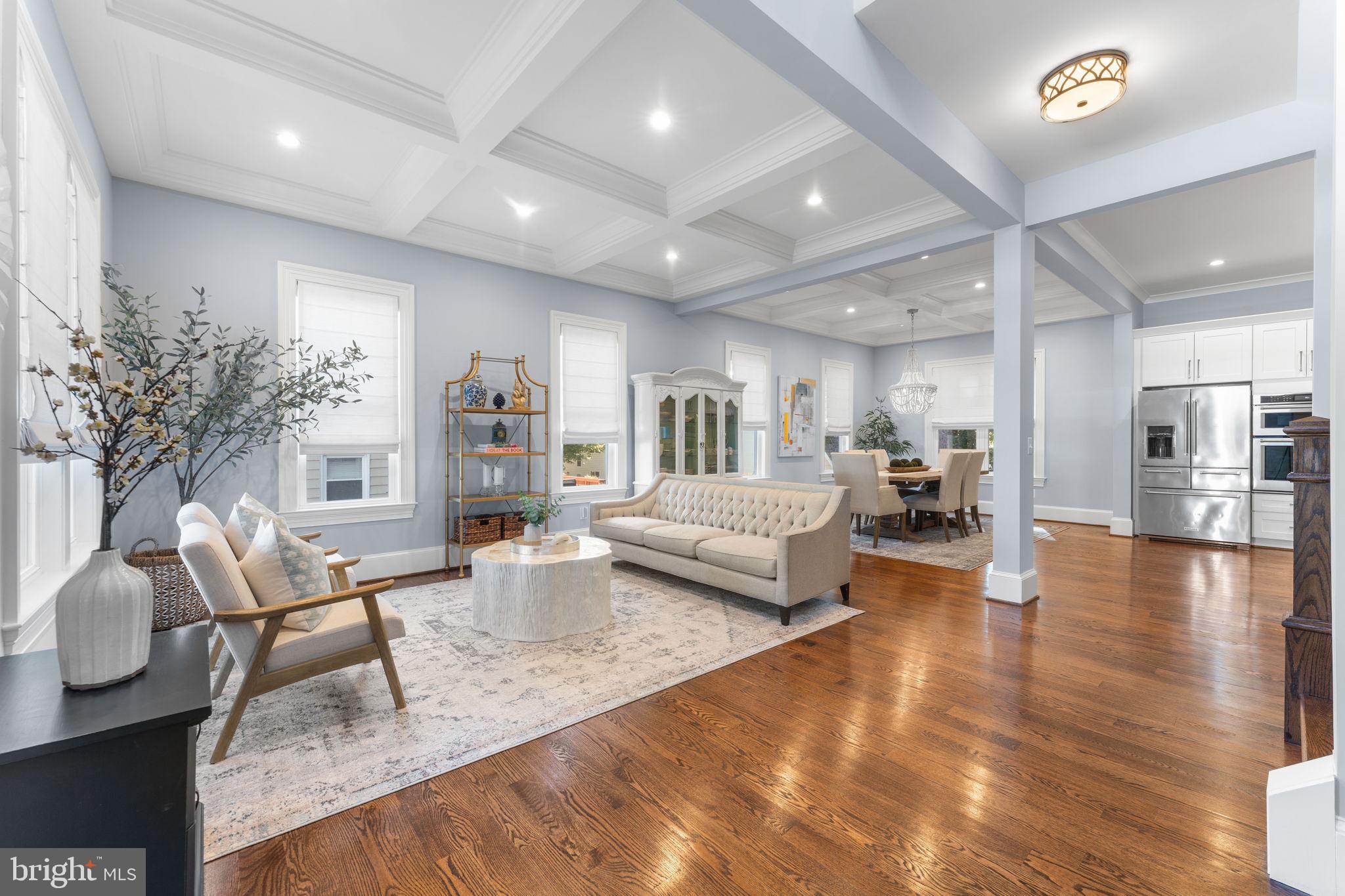 106 Tapawingo Road Southwest Vienna, VA 22180 - Photo 9 of 91 a living room with furniture and a wooden floor