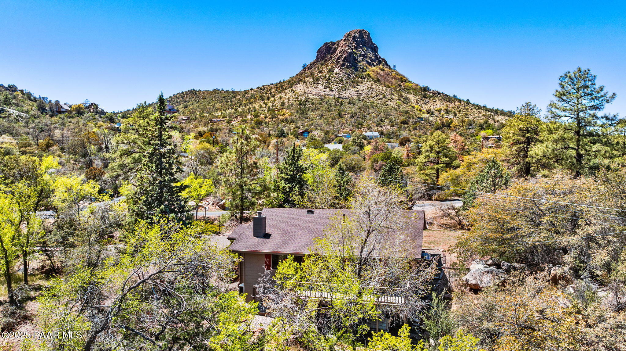 2130 Thumb Butte Road Prescott, AZ 86305 - Photo 38 of 41 46-Back Aerial