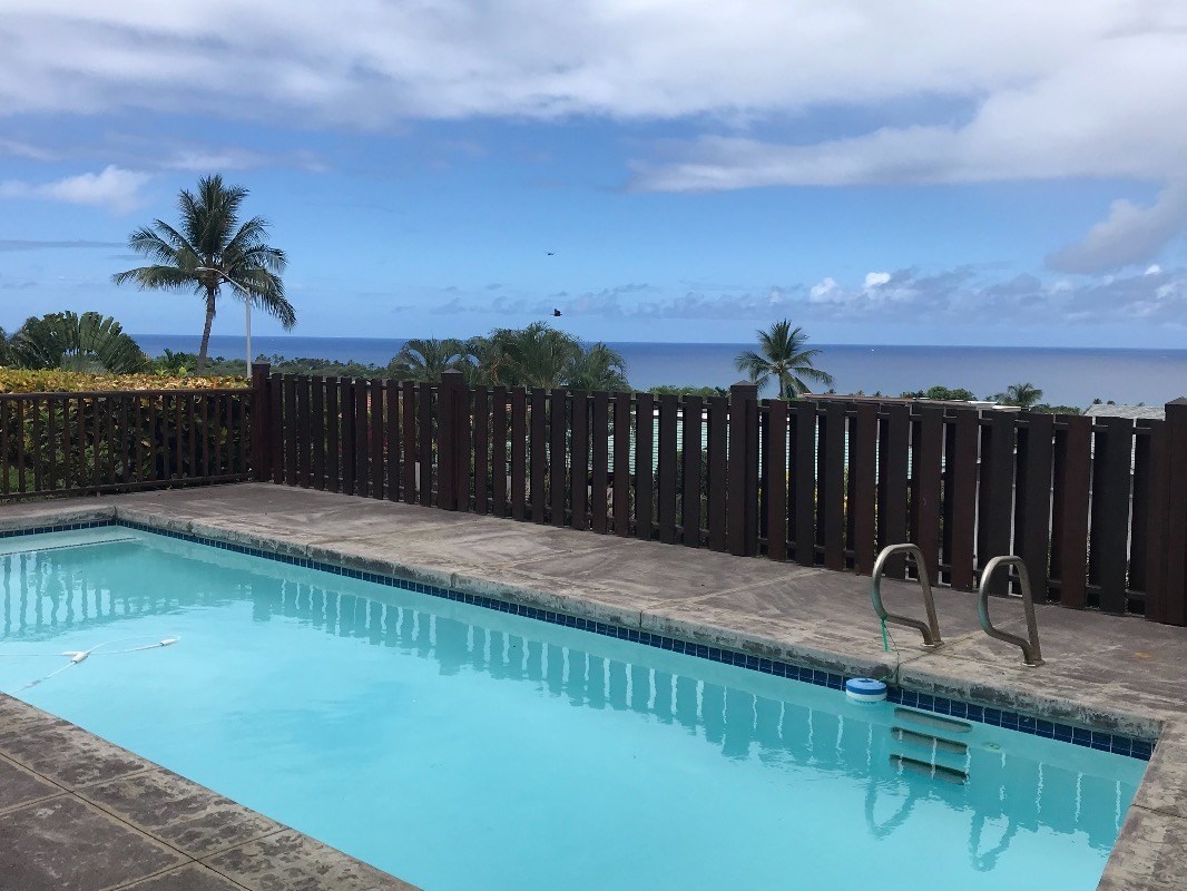 Lovely ocean views and a pool too!