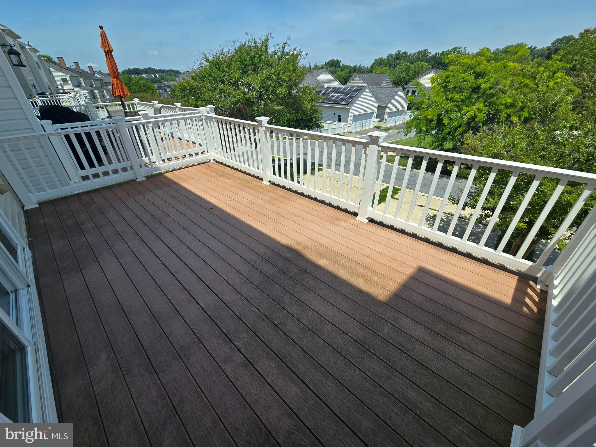 11847 Skylark Road Clarksburg, MD 20871 - Photo 12 of 46 a view of balcony with wooden floor