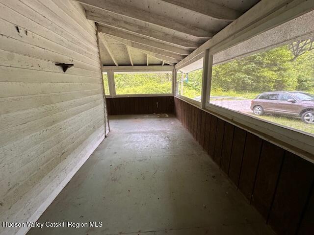 818 Cauterskill Road Catskill, NY 12414 - Photo 9 of 17 a view of two windows in an empty room