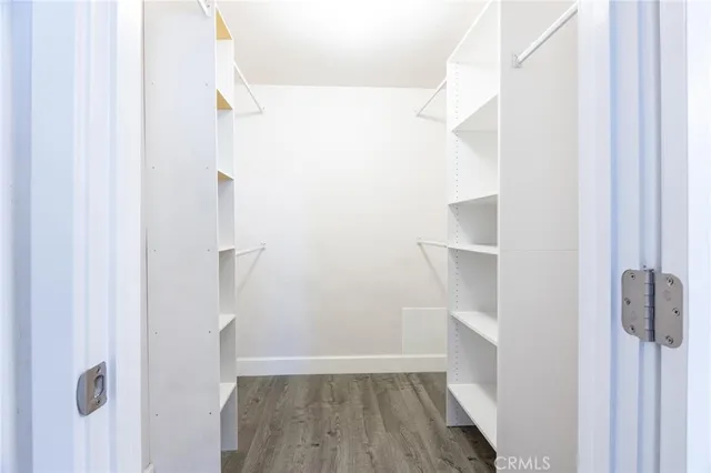 a view of walk in closet