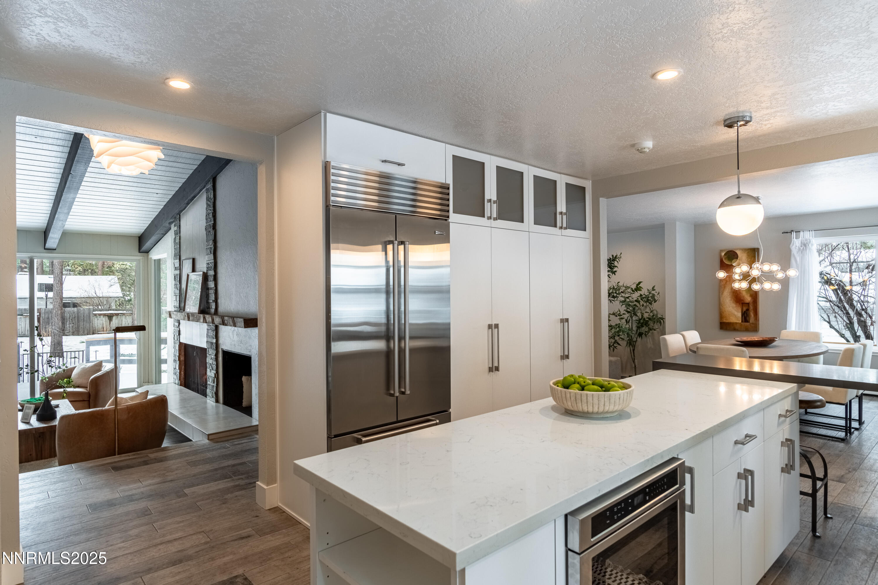 189 Ray Way Zephyr Cove, NV 89448 - Photo 19 of 36 a kitchen with a sink a counter space and stainless steel appliances