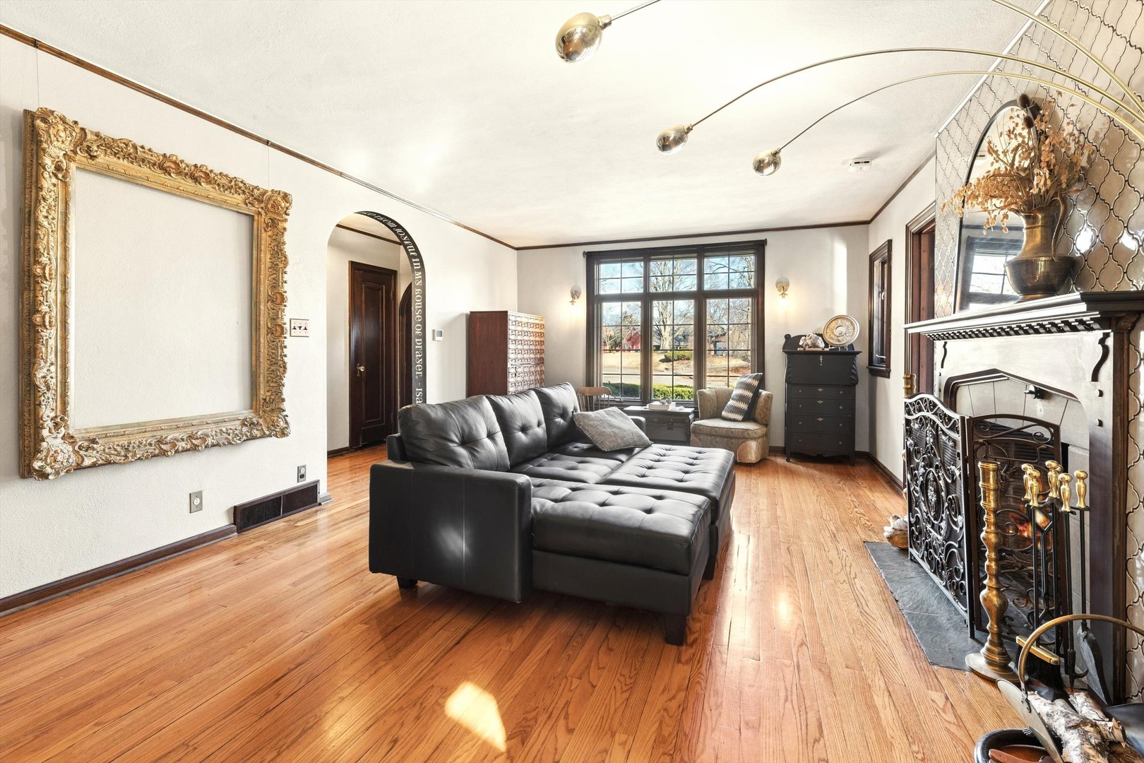 716 Terrace Drive Clinton, IA 52732 - Photo 21 of 78 a living room with furniture fireplace and flat screen tv