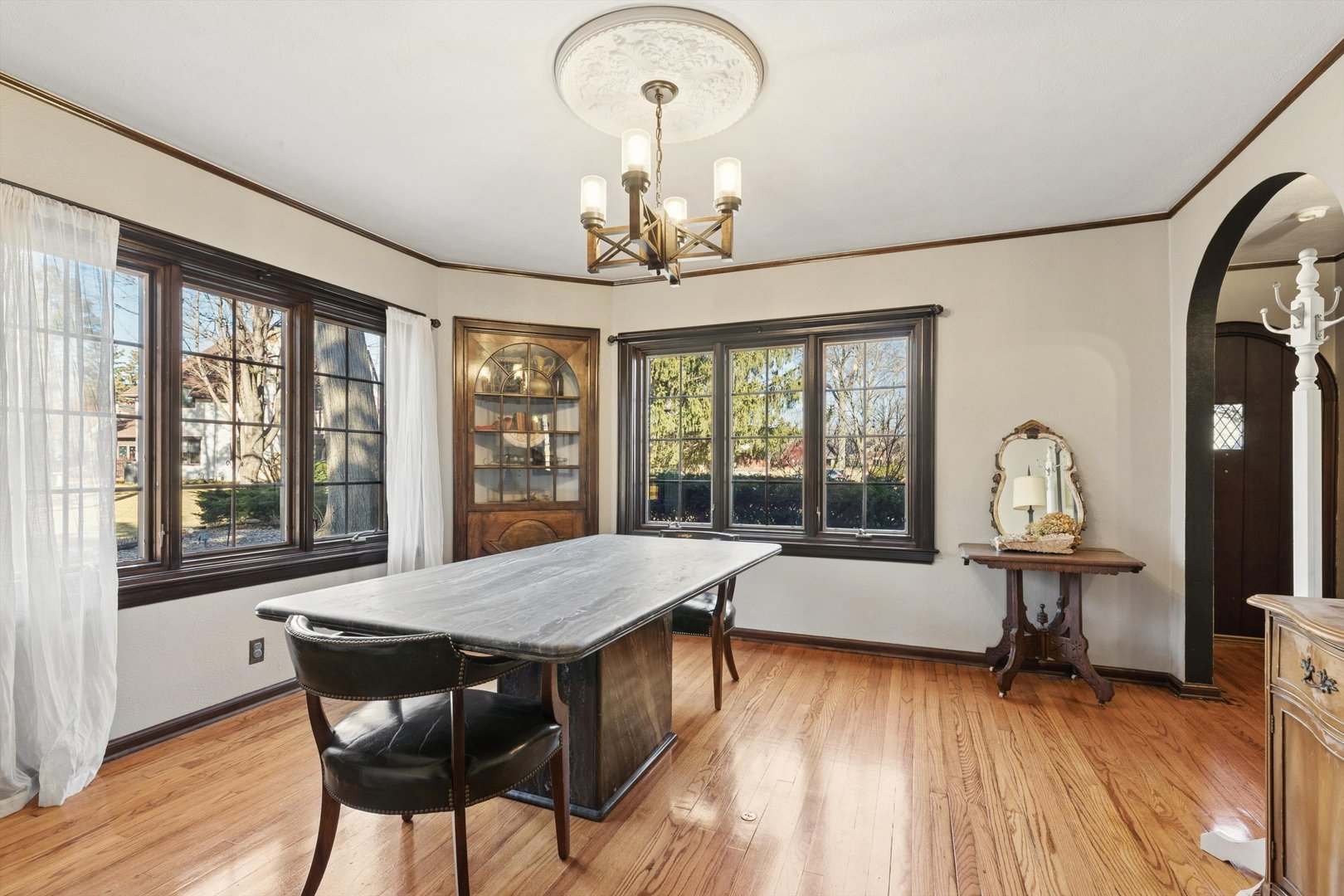 716 Terrace Drive Clinton, IA 52732 - Photo 40 of 78 a view of a dining room with furniture window and wooden floor