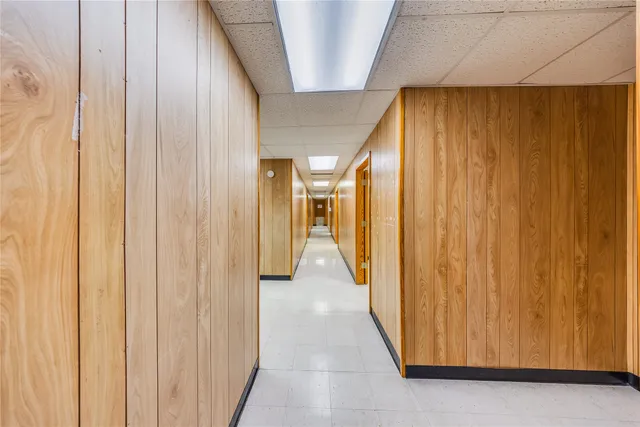 a view of a room & wooden floor