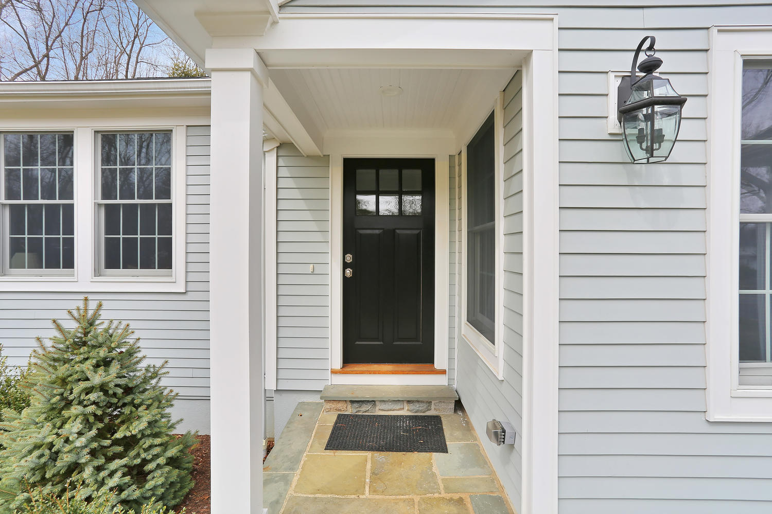 278 Davenport Ridge Road New Canaan, CT 06840 - Photo 2 of 31 a view of entrance door of the house