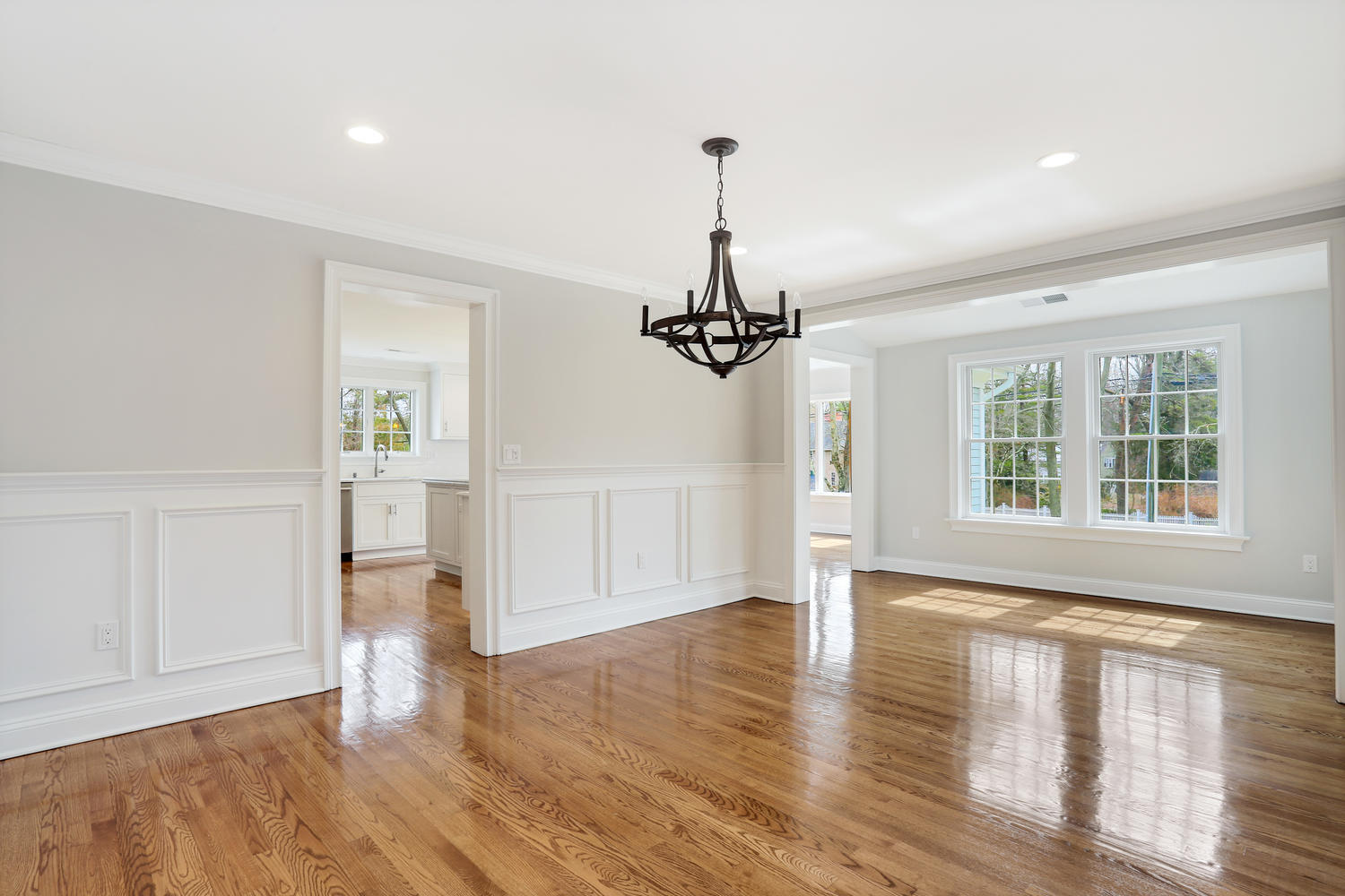 278 Davenport Ridge Road New Canaan, CT 06840 - Photo 6 of 31 a view of empty room with wooden floor and windows