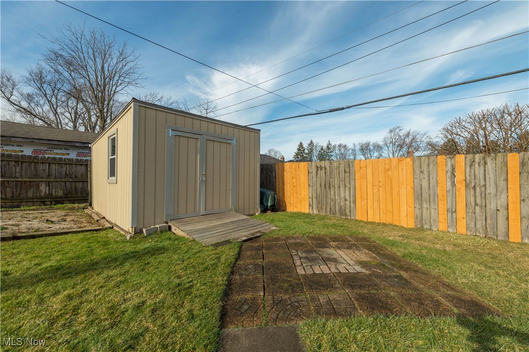 10514 Snow Road Parma, OH 44130 - Photo 43 of 50 2nd View of Storage Shed featuring a fenced backyard