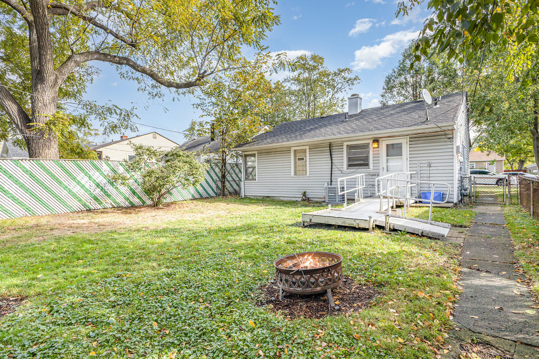 7536 Harrison Avenue Hammond, IN 46324 - Photo 13 of 16 a view of a house with swimming pool and a yard