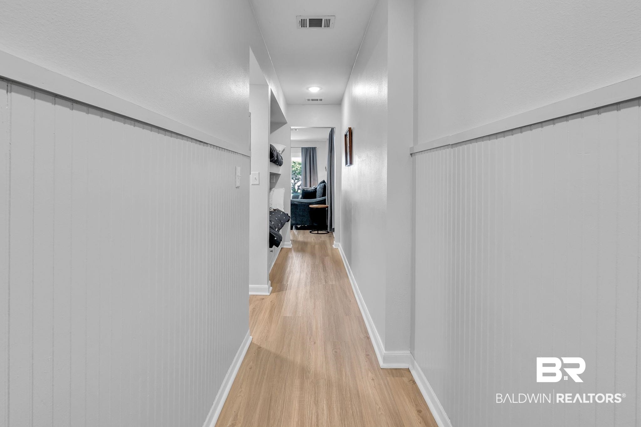 400 Plantation Road, Unit 4115 Gulf Shores, AL 36542 - Photo 7 of 48 Hall featuring light hardwood / wood-style floors