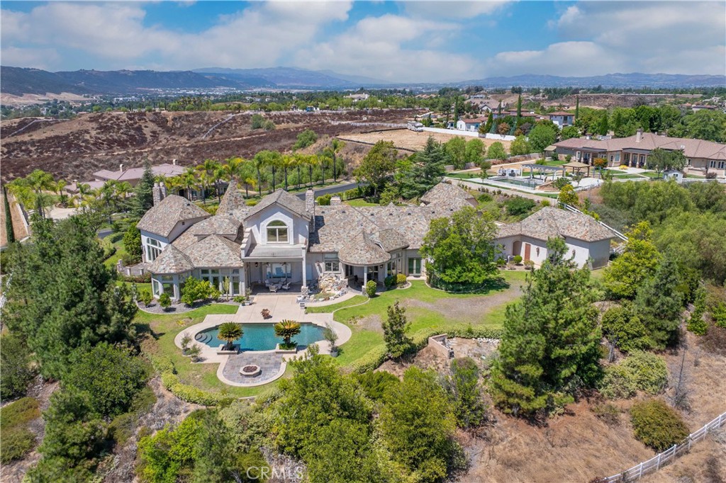 43744 Calle De Velardo Temecula, CA 92592 - Photo 58 of 60 an aerial view of residential houses with outdoor space and ocean view