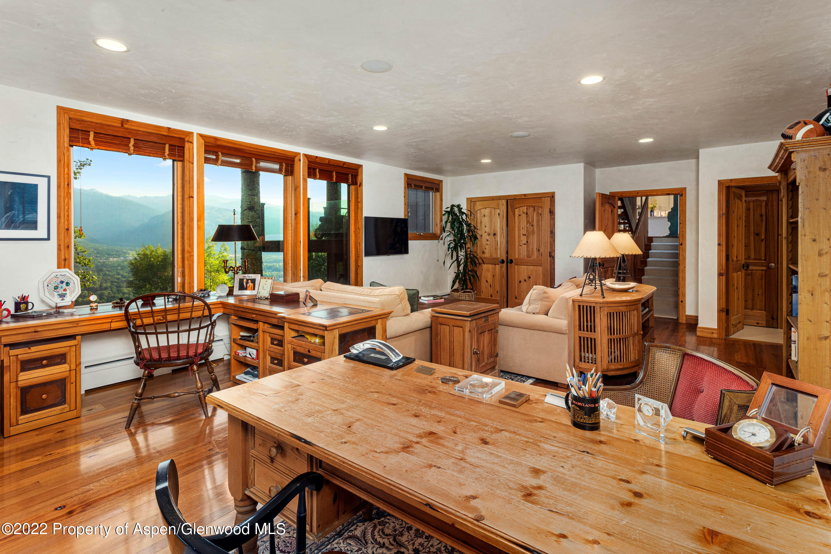346 East Reds Road Aspen, CO 81612 - Photo 14 of 41 a living room with furniture kitchen view and a large window