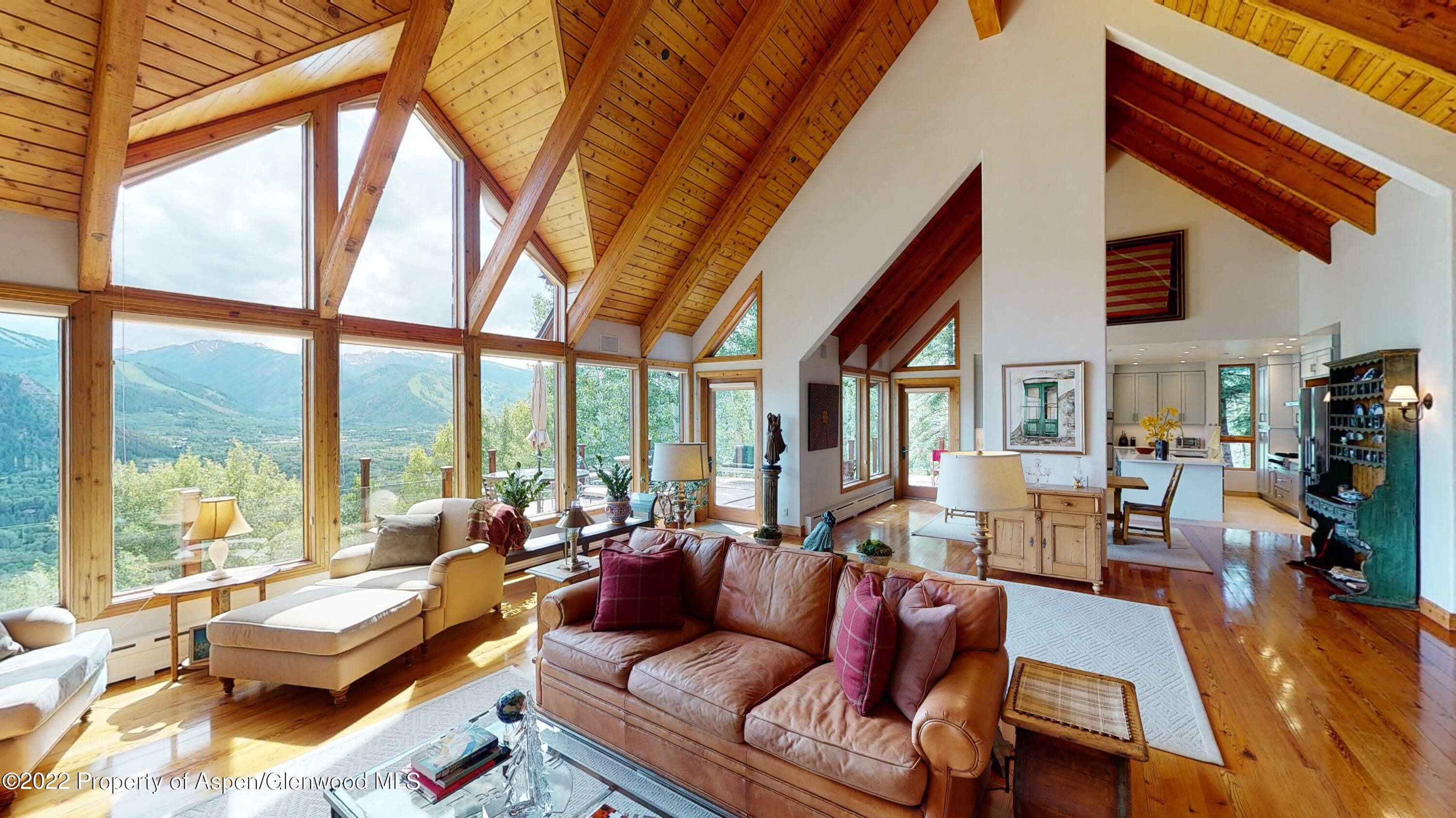 346 East Reds Road Aspen, CO 81612 - Photo 30 of 41 a living room with furniture and a large window