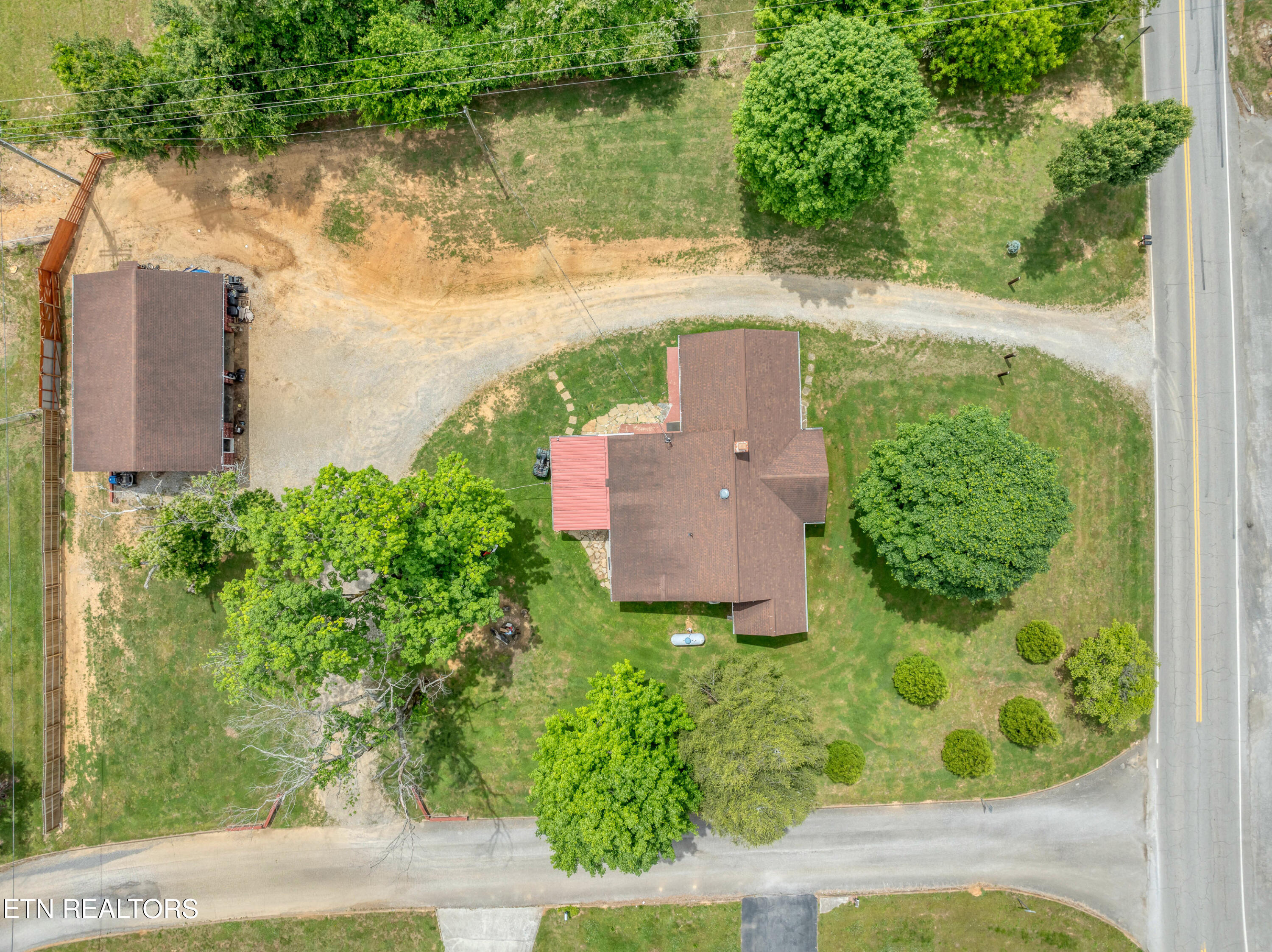 115 Old Athens Road Madisonville, TN 37354 - Photo 2 of 27 drone view 2