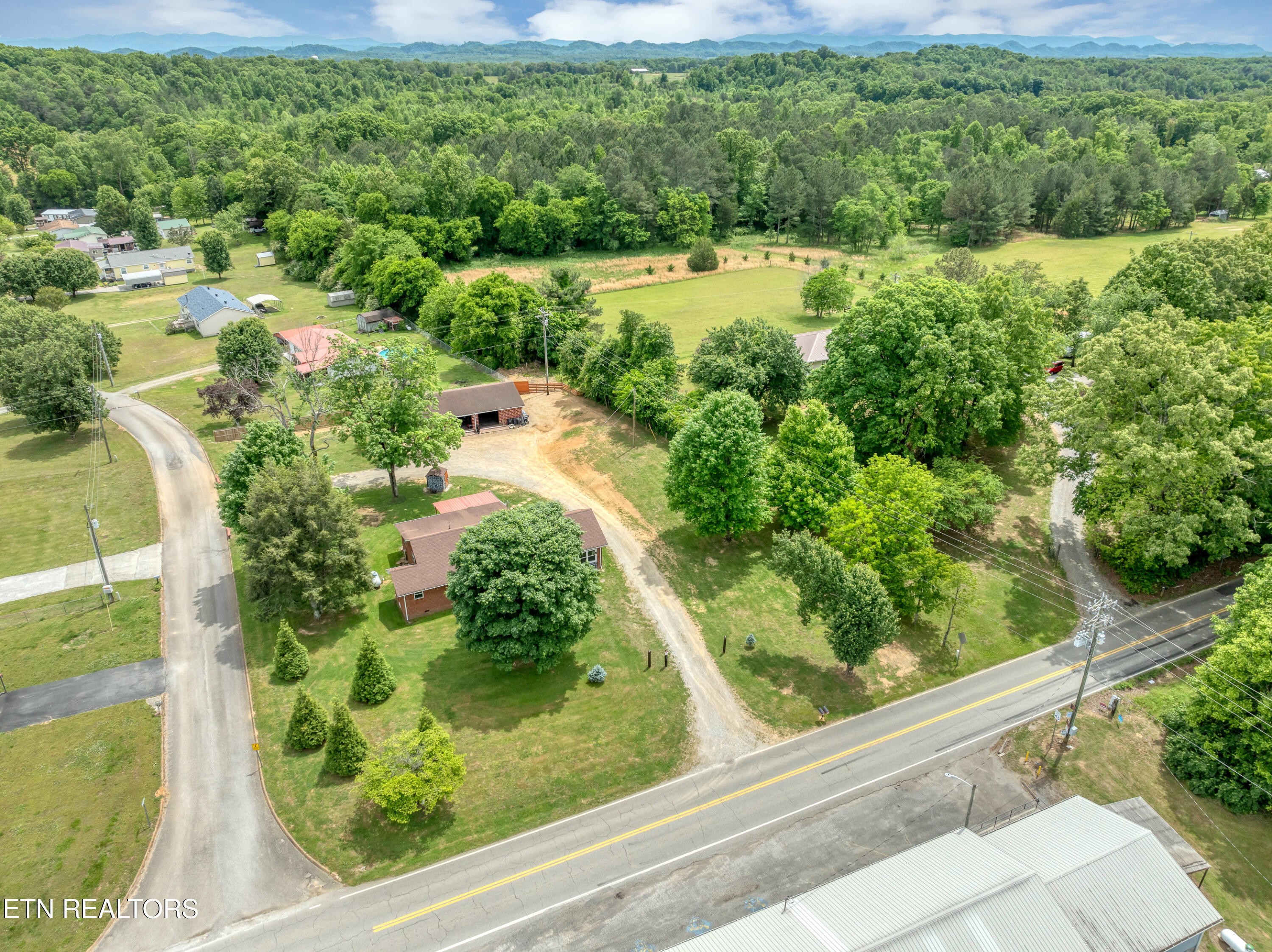 115 Old Athens Road Madisonville, TN 37354 - Photo 3 of 27 drone view