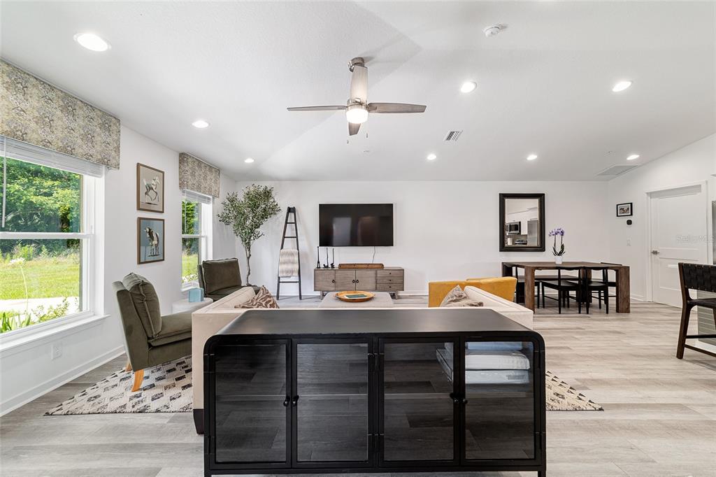 4400 Northwest 74th Terrace Ocala, FL 34482 - Photo 4 of 39 a view of a dining room with furniture window and outside view