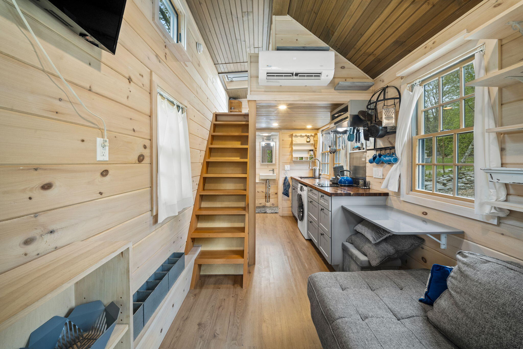 1773 Hudson Road Hudson, ME 04449 - Photo 14 of 61 Interior of Tiny Home - Living Space