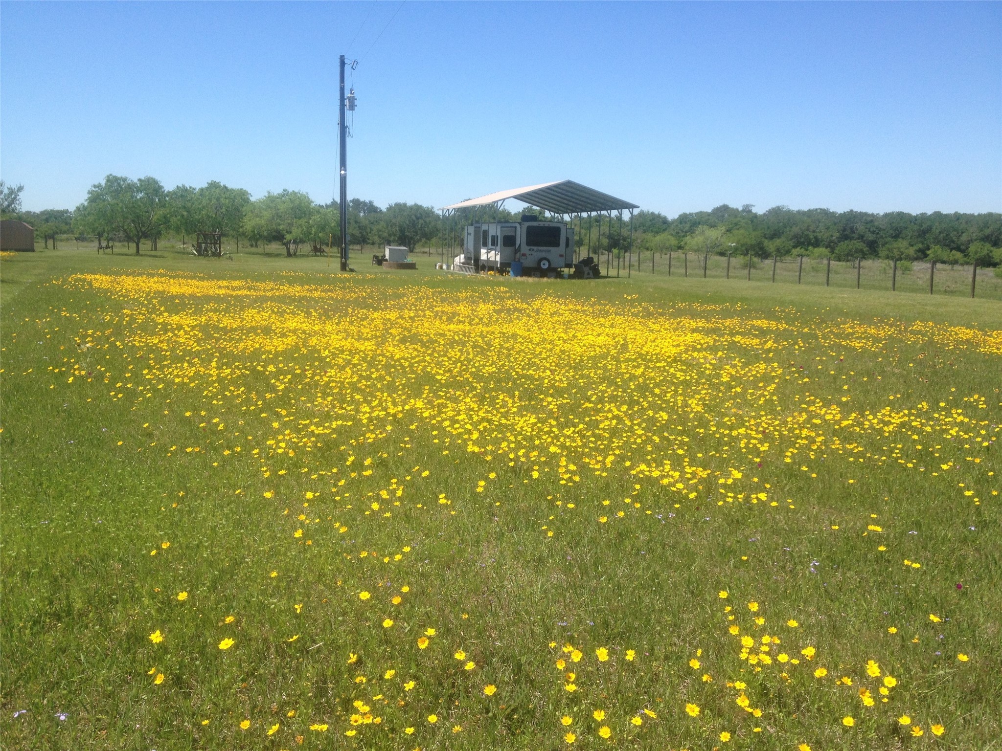 Tbd-a Garrett Road Yoakum, TX 77995 - Photo 3 of 13 a view of a lake from a yard