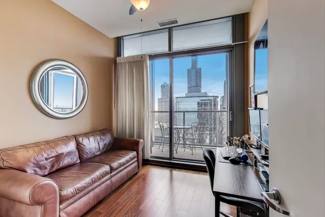 a living room with a couch