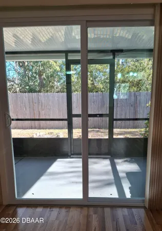 a view of outdoor space with furniture