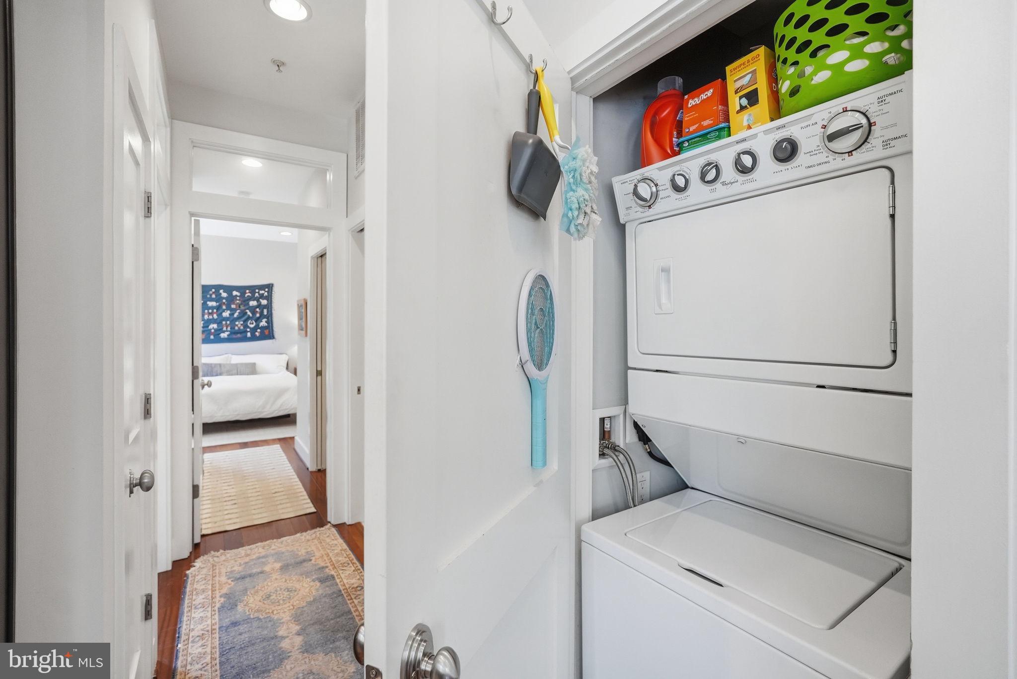 1700 Euclid Street Northwest, Unit B3 Washington, DC 20009 - Photo 15 of 17 a utility room with dryer and washer