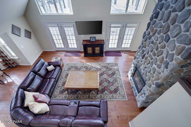 137 Maple Leaf Road Lackawaxen, PA 18435 - Photo 33 of 66 VIEW FROM THIRD FLOOR