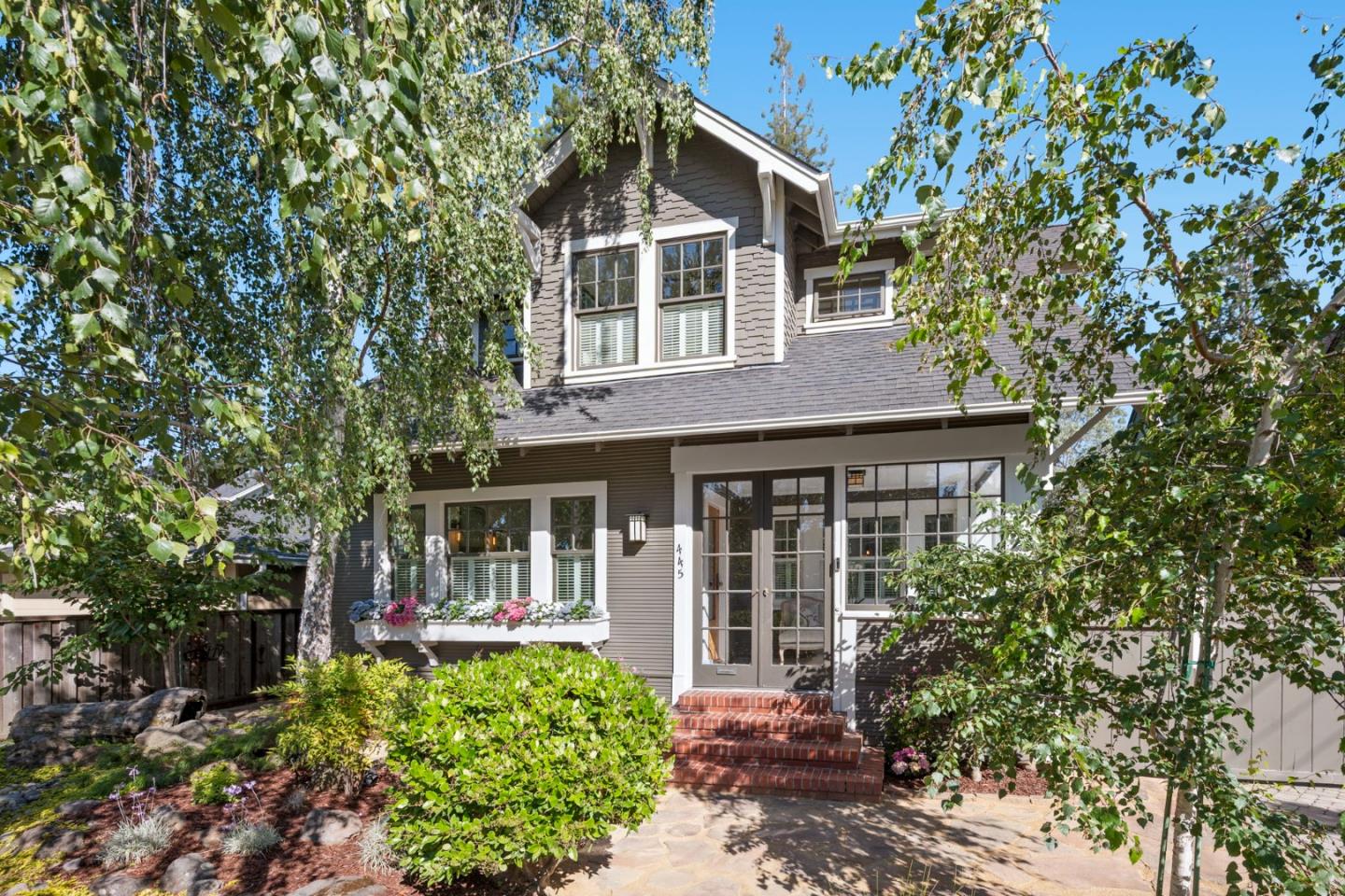 445 Arlington Road Redwood City, CA 94062 - Photo 1 of 50 front view of a house with a garden
