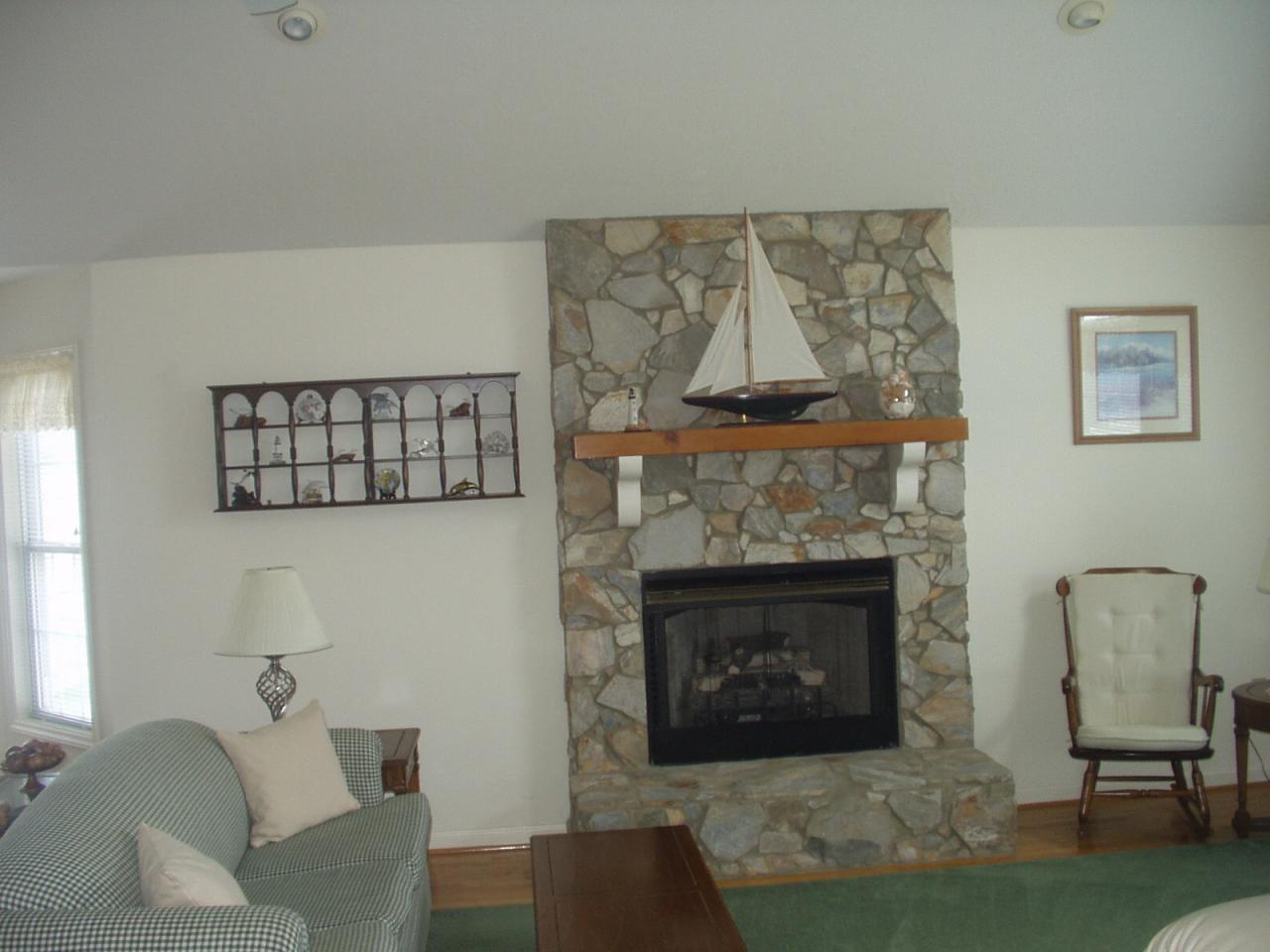150 Teel Brooke Road Rocky Mount, VA 24151 - Photo 5 of 7 Living Room w/Fireplace