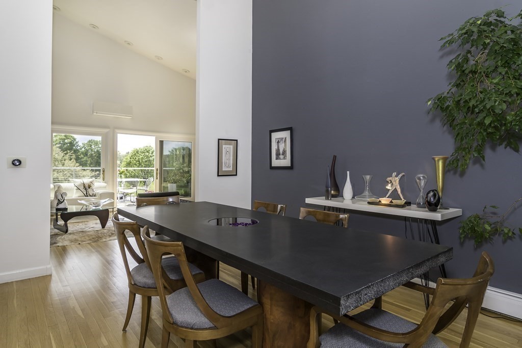 175 Oakland Street Wellesley, MA 02481 - Photo 13 of 28 a view of a dining room with furniture window and wooden floor