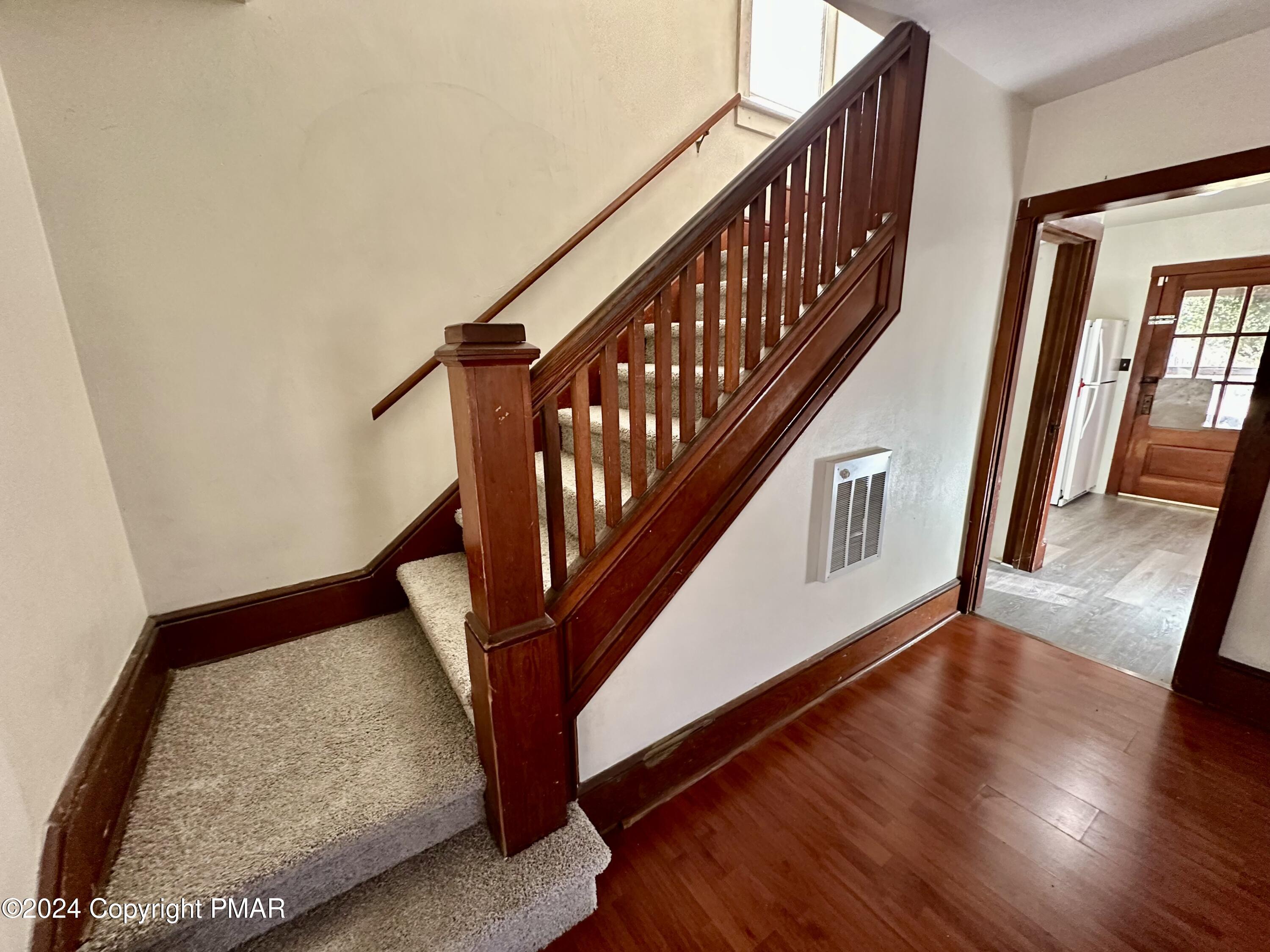 349 Shine Hill Road Henryville, PA 18332 - Photo 4 of 25 a view of an entryway with wooden floor