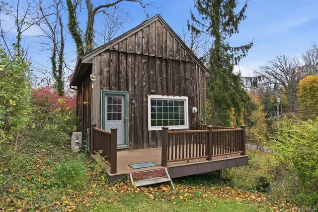 a view of a house with a deck
