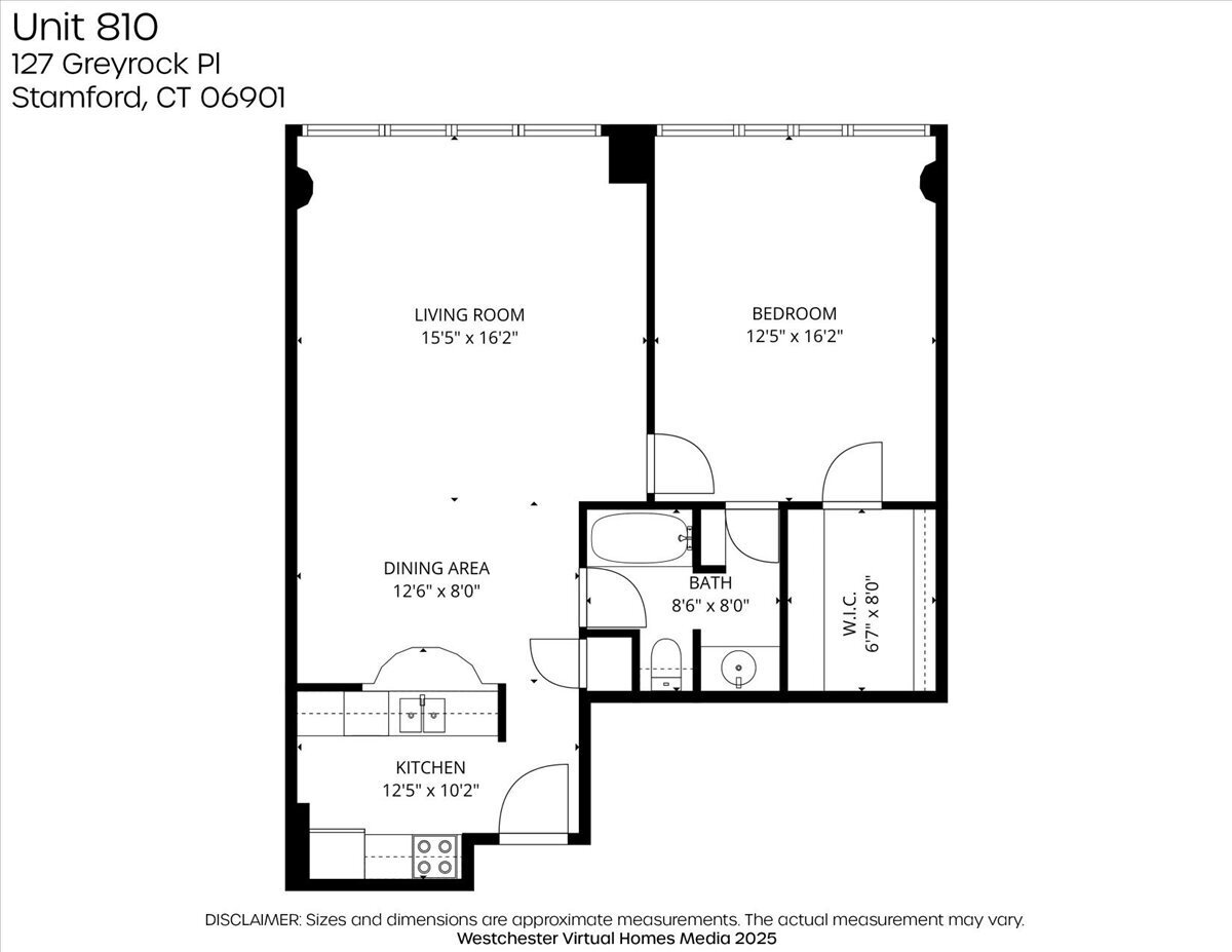 127 Greyrock Place, Unit 810 Stamford, CT 06901 - Photo 34 of 34 a picture of a wall with a picture of a wall painting