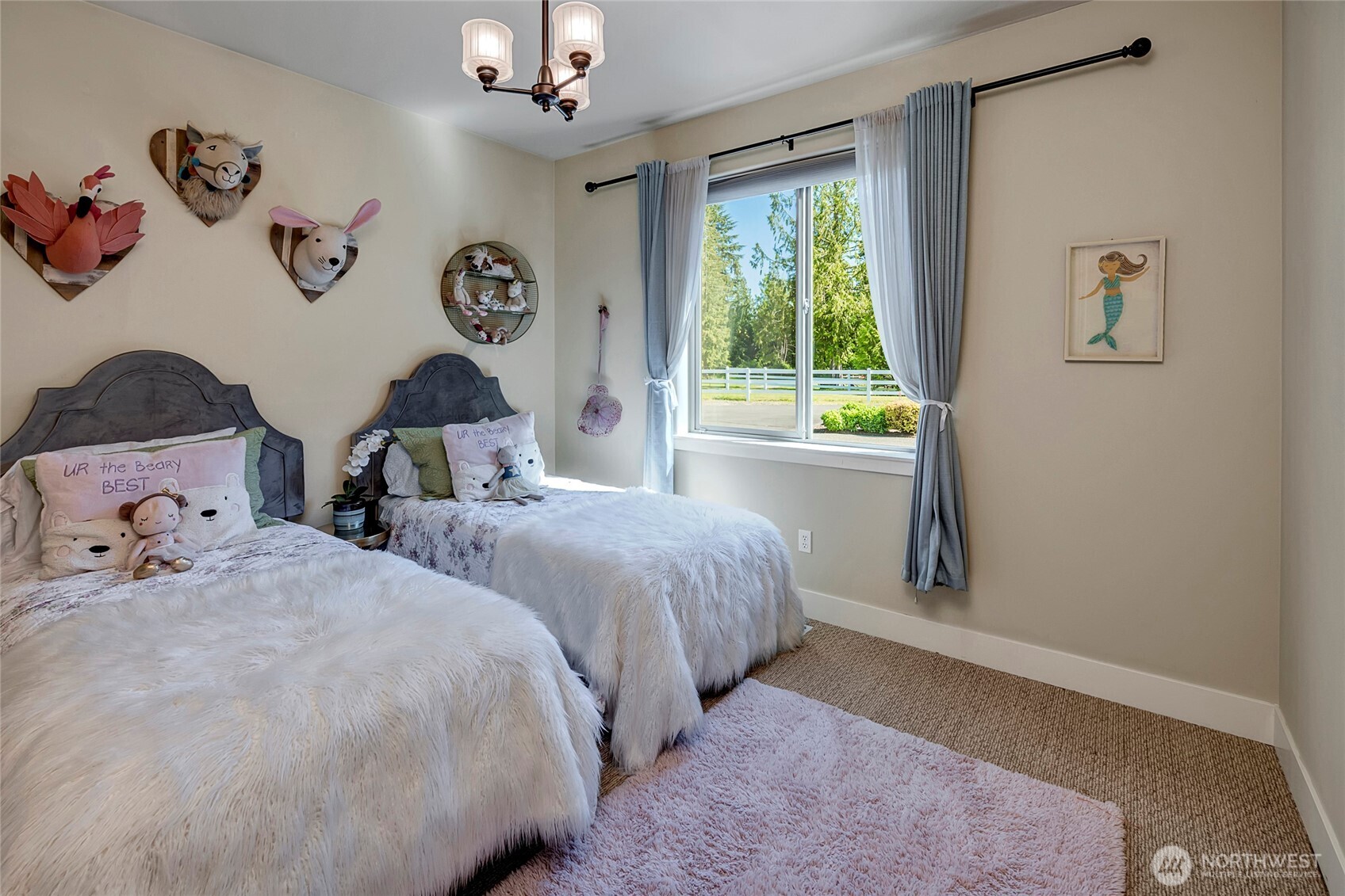 8211 Spada Road Snohomish, WA 98290 - Photo 23 of 35 a bedroom with two beds and a window