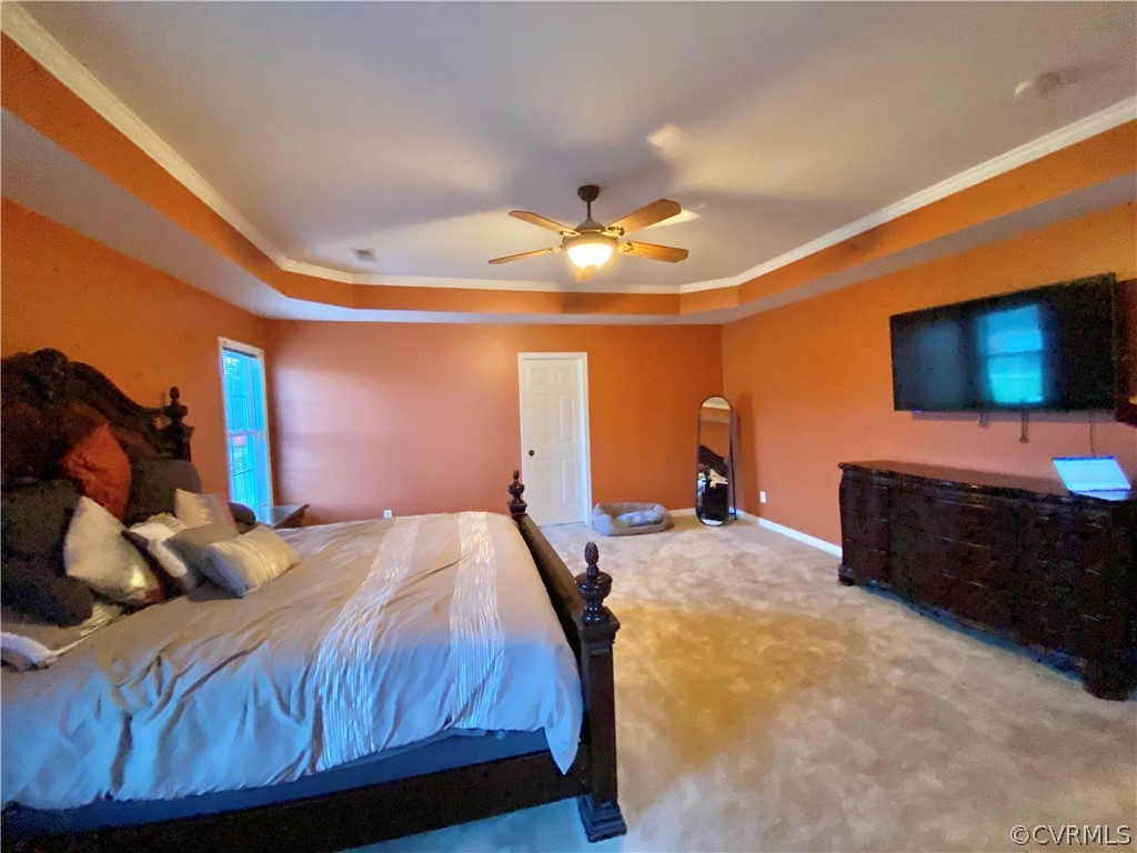 5308 Wellington Ridge Road Henrico, VA 23231 - Photo 20 of 49 Primary bedroom with tray ceiling