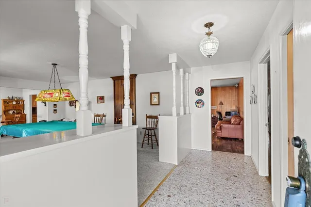 a very nice looking room with a mirror