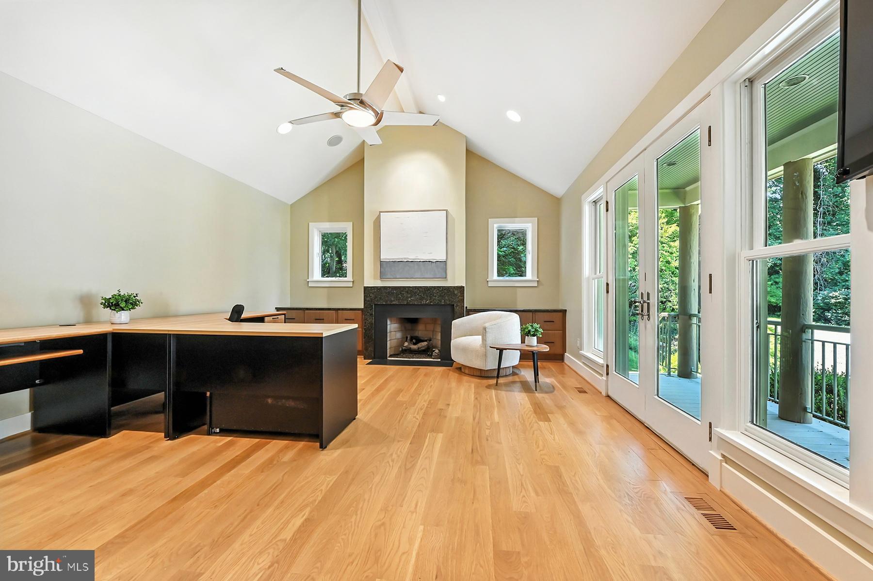 1715 Porters Hill Road Annapolis, MD 21401 - Photo 31 of 52 Graciously appointed home office has fireplace