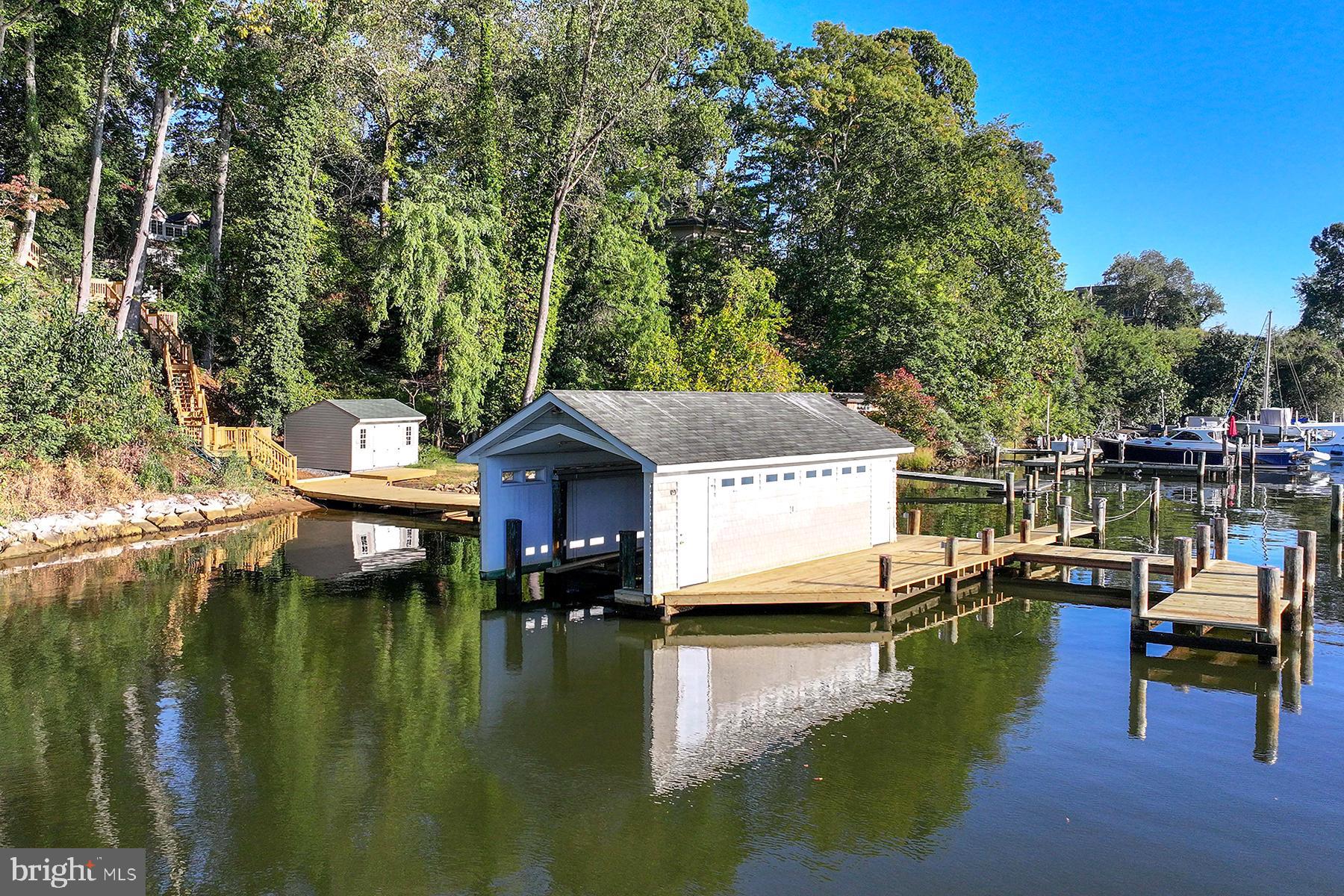 1715 Porters Hill Road Annapolis, MD 21401 - Photo 48 of 52 Pier and boathouse are on protected Luce Creek