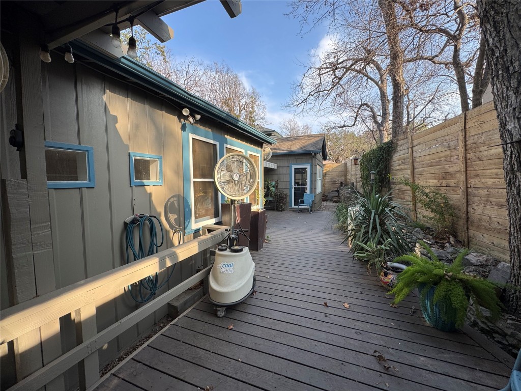 807 Leonard Street Austin, TX 78705 - Photo 26 of 32 a view of outdoor space yard deck and patio
