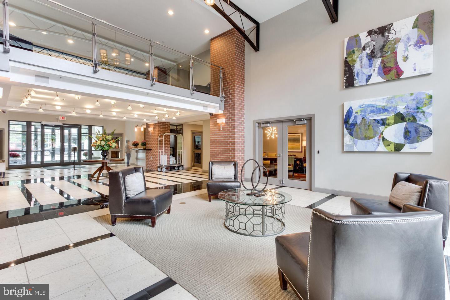 1021 North Garfield Street, Unit 117 Arlington, VA 22201 - Photo 22 of 30 Welcoming lobby