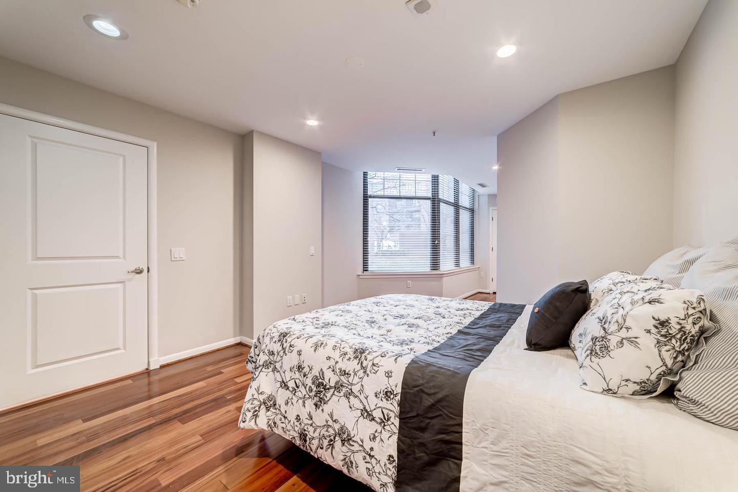 1021 North Garfield Street, Unit 117 Arlington, VA 22201 - Photo 6 of 30 Bedroom with courtyard view