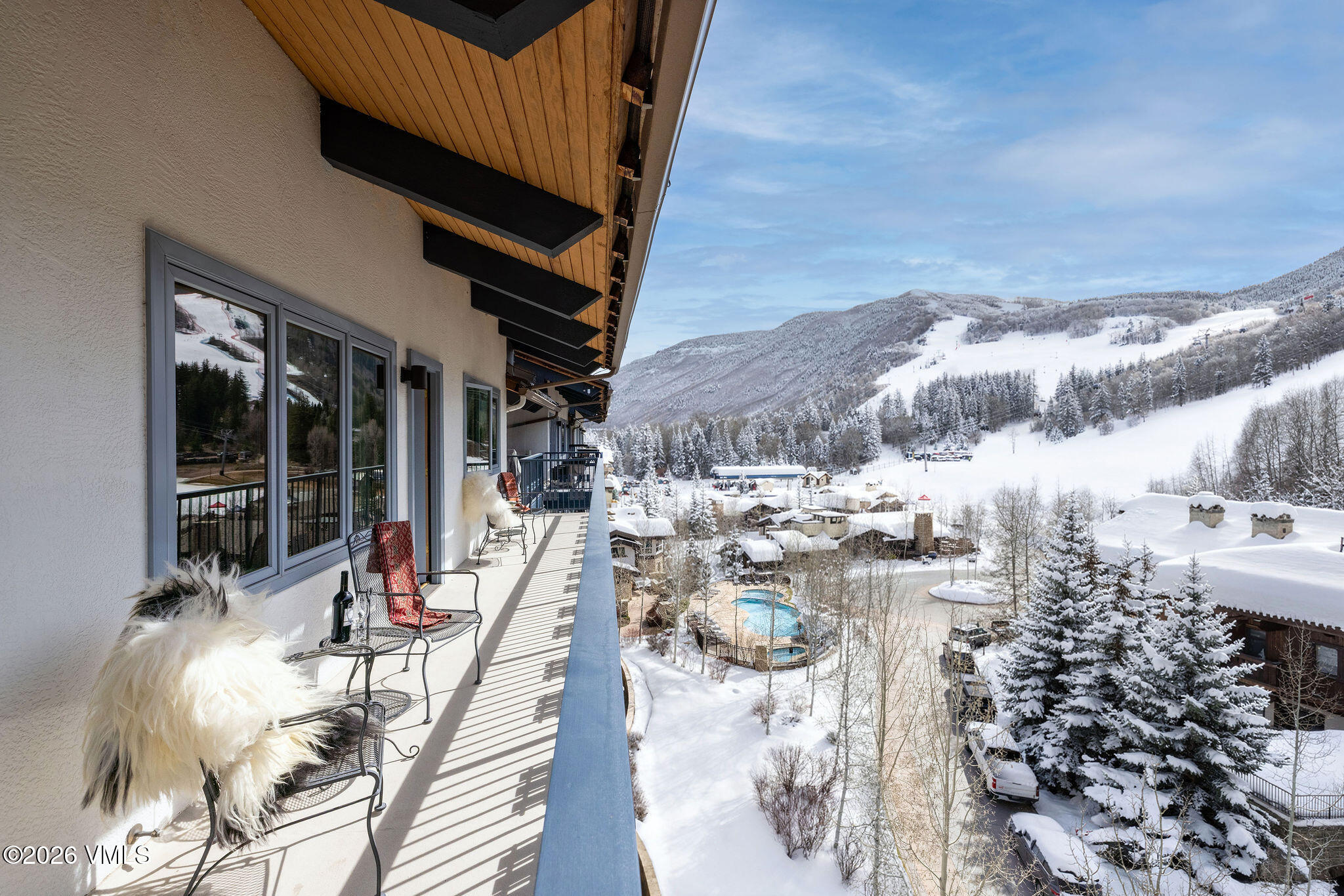 200 Vail Road, Unit 799 Vail, CO 81657 - Photo 18 of 32 a view of balcony and patio